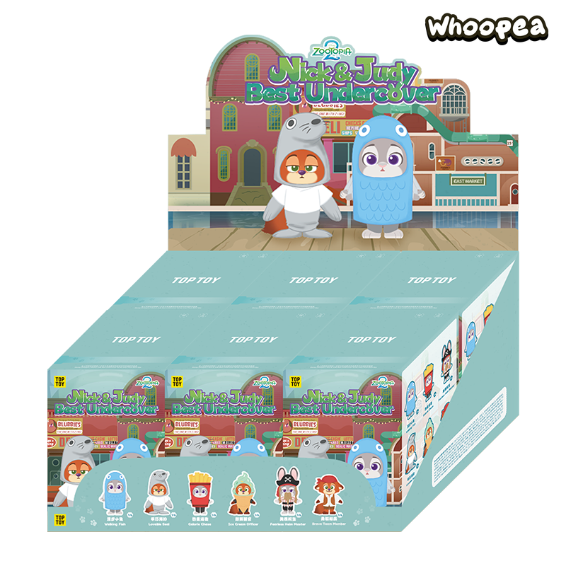 ZOOTOPIA 2 NICK and JUDY Best Undercover Keychain Plush Series Blind Box