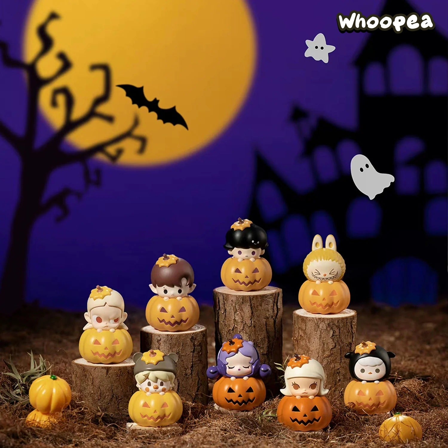 POP BEAN Pumpkin Halloween Series Mini Figures