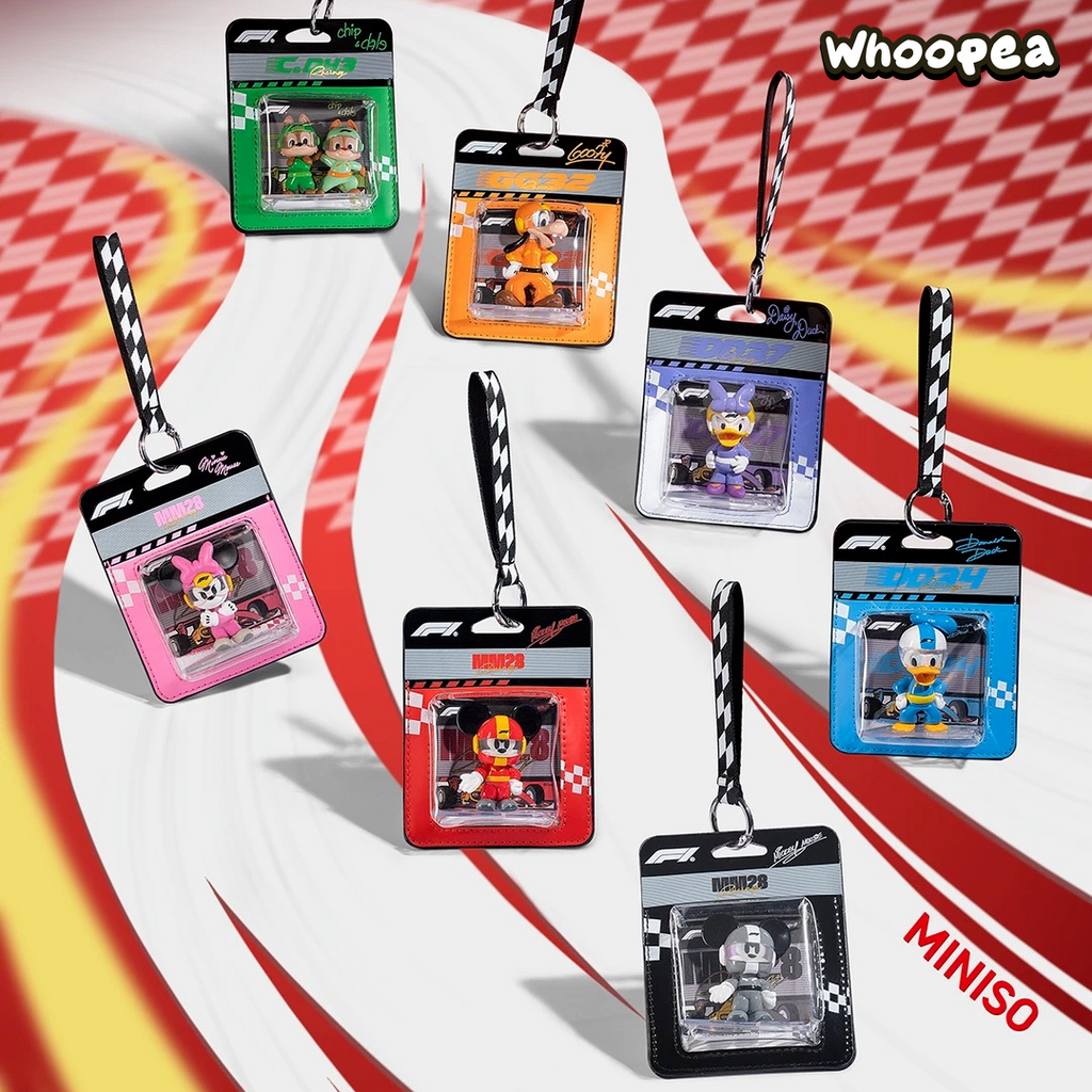 F1 × DSN Speed Moments Series 3D Building Figure Keychain