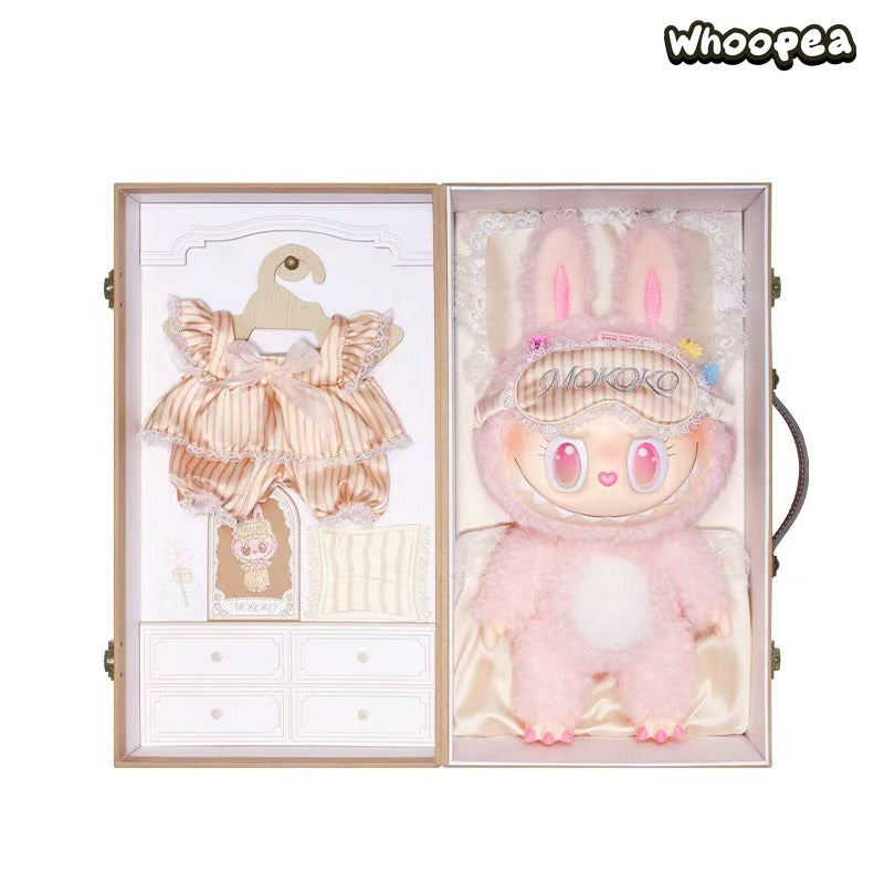 Mokoko Wake Up Spring Mokoko Series Vinyl Face Plush Gift Set, 33cm in Height