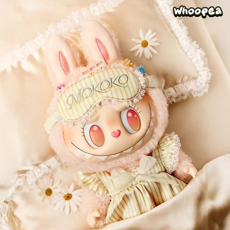 Mokoko Wake Up Spring Mokoko Series Vinyl Face Plush Gift Set, 33cm in Height