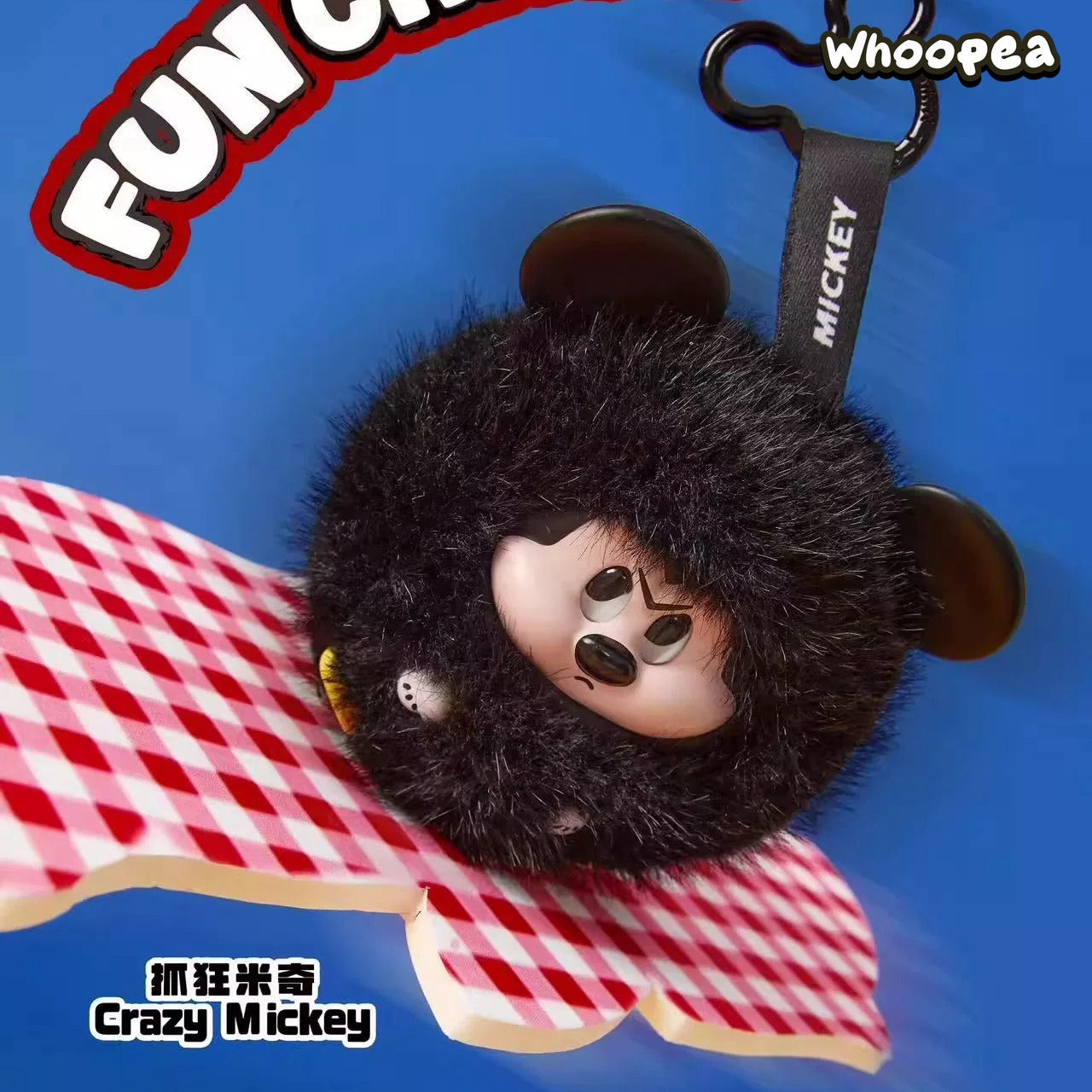 DSN-Mickey Fun Crash Series Vinly Plush Pendant Dolls, Blind Box