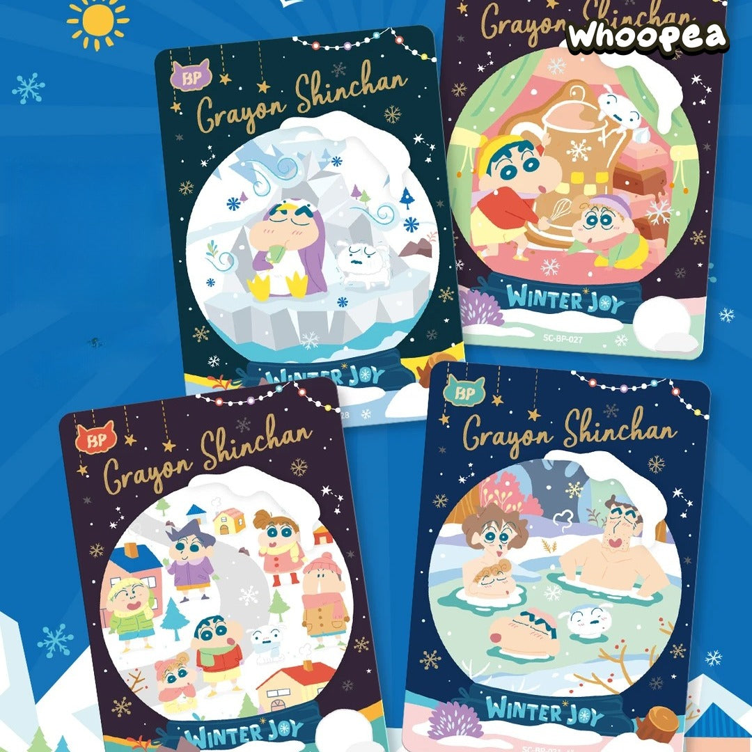 Crayon Shin-chan Winter Joy V5 Series Trading Card Blind Box (PRE-ORDER)
