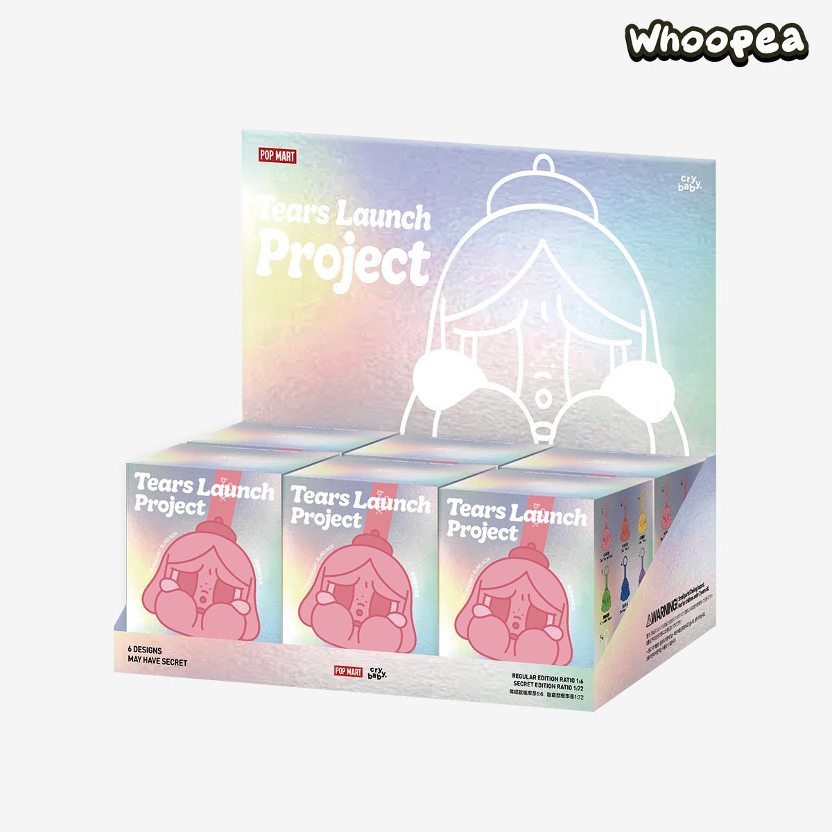POP MART CRYBABY Tear Launch Project Series Plush Pendant Blind Box