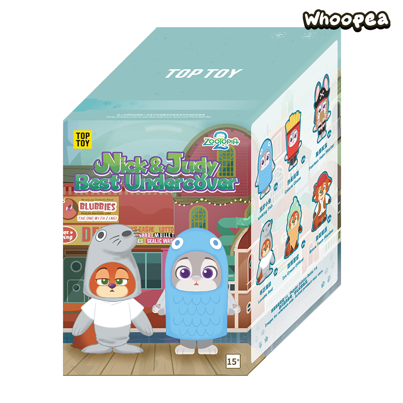 ZOOTOPIA 2 NICK and JUDY Best Undercover Keychain Plush Series Blind Box